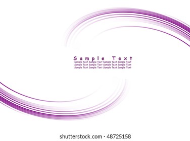 Numerous vector abstract purple lines