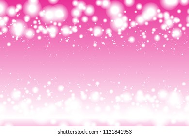 Numerous white light particles, glitter, light, shine, sparkle, orb