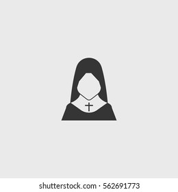 Nun icon illustration isolated vector sign symbol