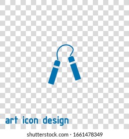 icono del vector nunchaku sobre fondo blanco