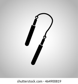 Nunchuck icon on the background