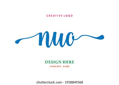 NUO lettering logo is simple, easy to understand and authoritative