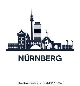 Nuremberg Skyline Emblem