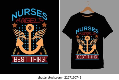 NURSE ANGELS BESTES, T-Shirt; 