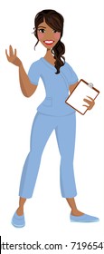 Nurse avatar / vector / clip-art / logo / icon