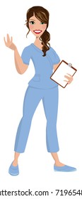 Nurse avatar / vector / clip-art / logo / icon