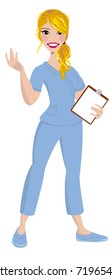 Nurse avatar / vector / clip-art / logo / icon