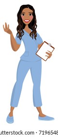 Nurse avatar / vector / clip-art / logo / icon