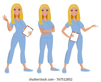 Nurse avatar / vector / clip-art / logo / icon