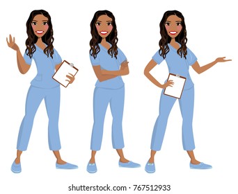 Nurse avatar / vector / clip-art / logo / icon
