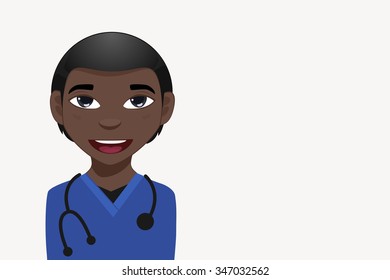  Nurse Avatars vector illustration