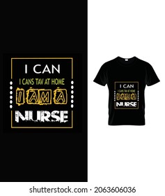 Nurse best text t-shirt desing