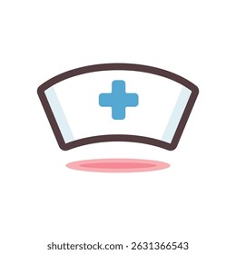 Nurse Cap Colors Simple Minimal Vector Design