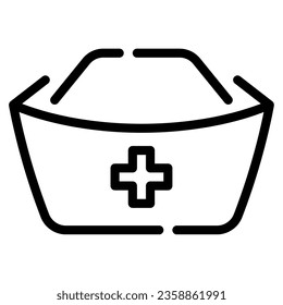 Nurse Cap Icon illustration, for web, app, infographic, etc