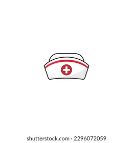 Nurse cap isolated vector graphics