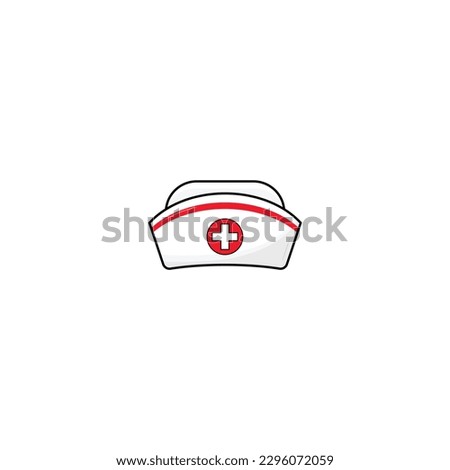 Nurse cap isolated vector graphics