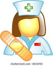 Nurse Career Icon Symbol Stock Vector (Royalty Free) 8415943 | Shutterstock