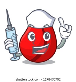 Nurse character on whole dried cola nuts