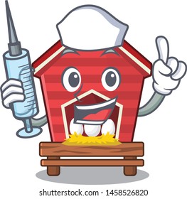 Nurse chicken coop in the cartoon shape