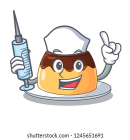 Nurse Chocolate mousse with mint in character