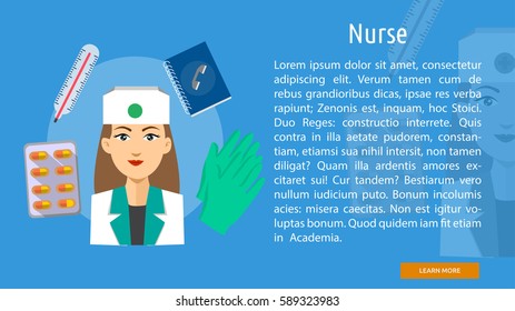 Nurse Conceptual Banner