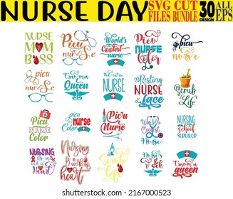 Nurse Day  SVG Cut Files Bundle