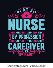 Nurse Day T-shirt Vector Template Design