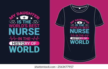 Nurse day typography T-shirt design 