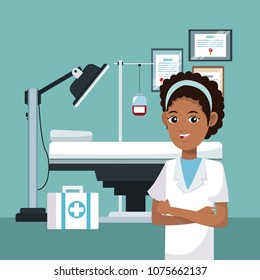 Nurse at doctor office