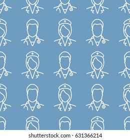 Nurse and doctor pattern