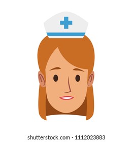 Nurse face cartoon