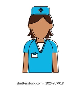 Nurse faceless avatar