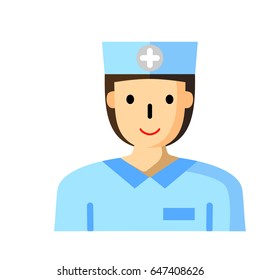 Nurse flat icon 