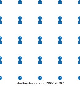 nurse gown icon pattern seamless white background. Editable filled nurse gown icon. nurse gown icon pattern for web and mobile.