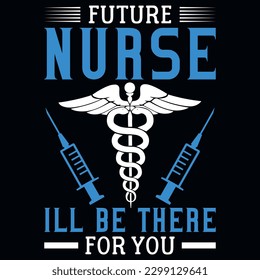 Nurse graphics tshirt design vector design