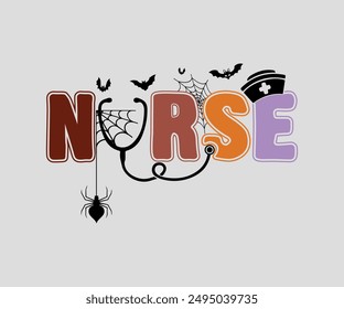 Nurse, Halloween, Ghost, Spooky Season, witch, Halloween Funny, t shirt