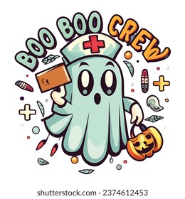 Nurse Halloween vector for T-shirt 