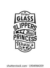 Nurse hand drawn typography poster design. Premium Vector.
