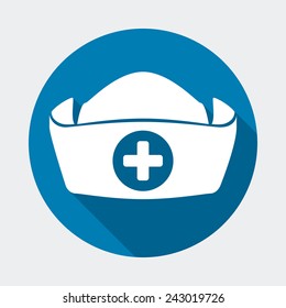 nurse hat design, vector illustration eps10 graphic 