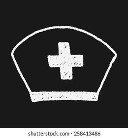 nurse hat doodle drawing
