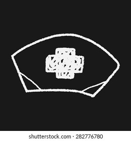 nurse hat doodle drawing