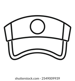 Nurse hat icon showcasing the healthcare and medical fields