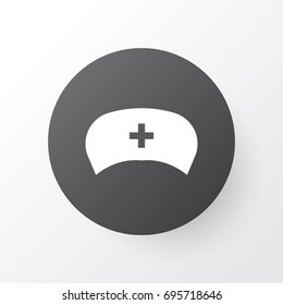 Nurse Hat Icon Symbol. Premium Quality Isolated Cap Element In Trendy Style.