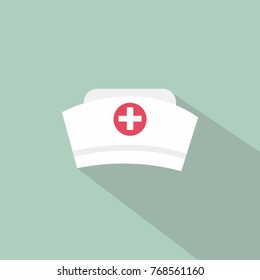 Nurse hat icon. vector