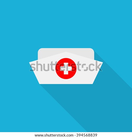 Nurse hat icon - Vector