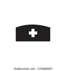 nurse hat icon vector sign symbol isolated