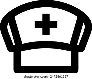 Nurse hat icon, Vector Sign or Symbol