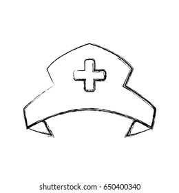 Nurse hat isolated