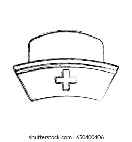 Nurse hat isolated