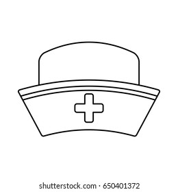 Nurse hat isolated